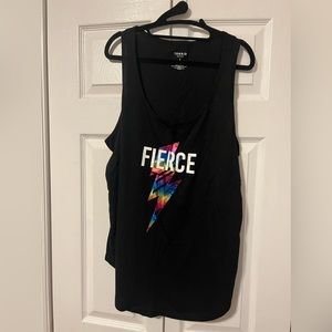 Torrid Active Black Bolt Tank Top